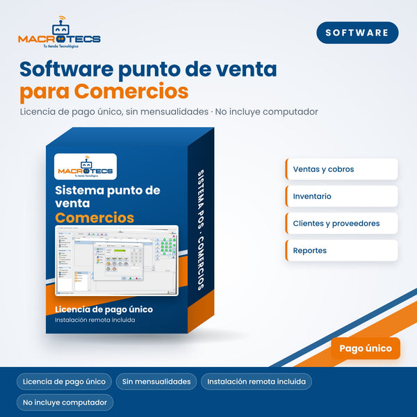 Software punto de venta para comercios